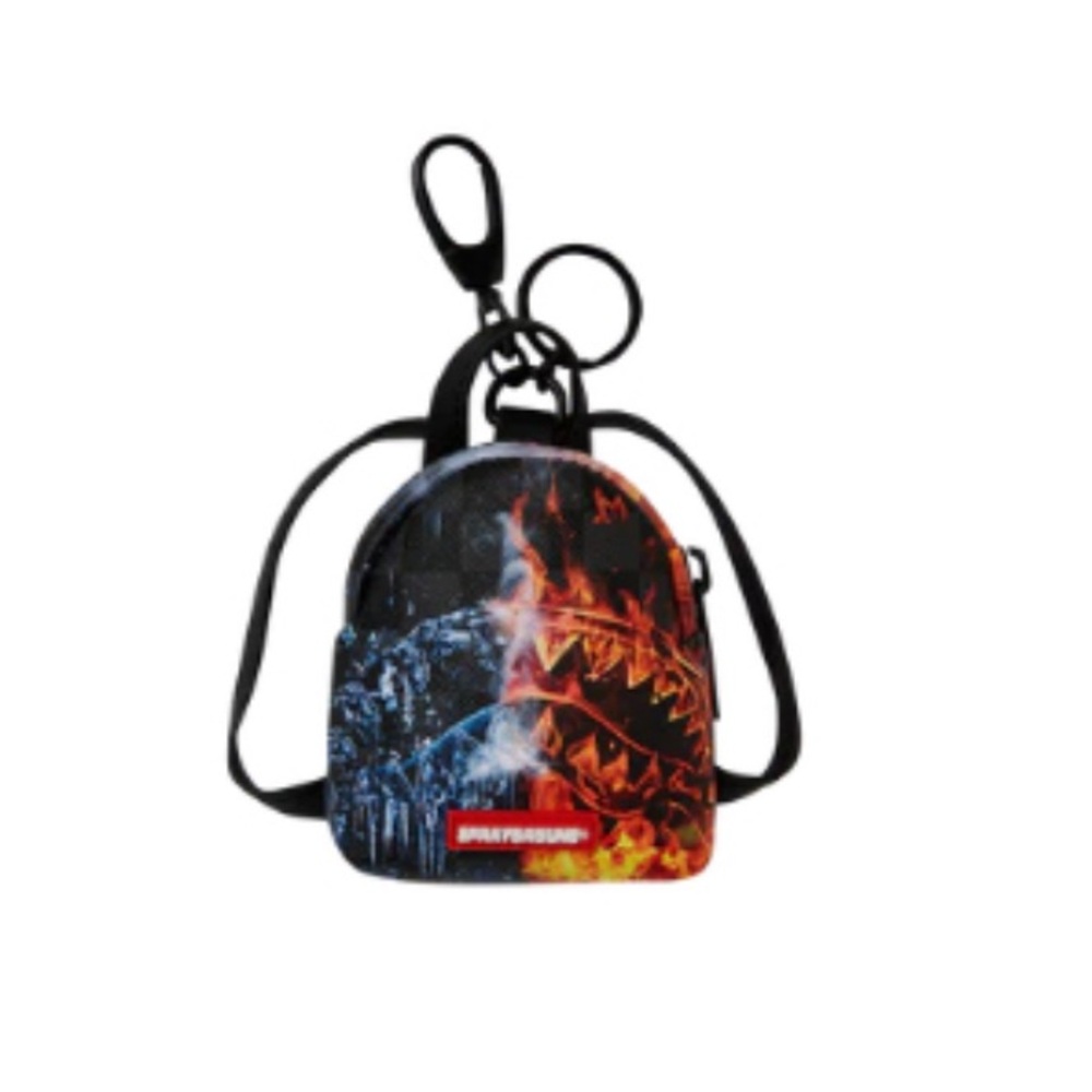Unisex Sprayground Fire and Ice keychain